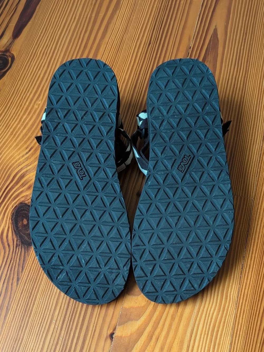 Teva Original Universal Black and White Strap Sport Sandals